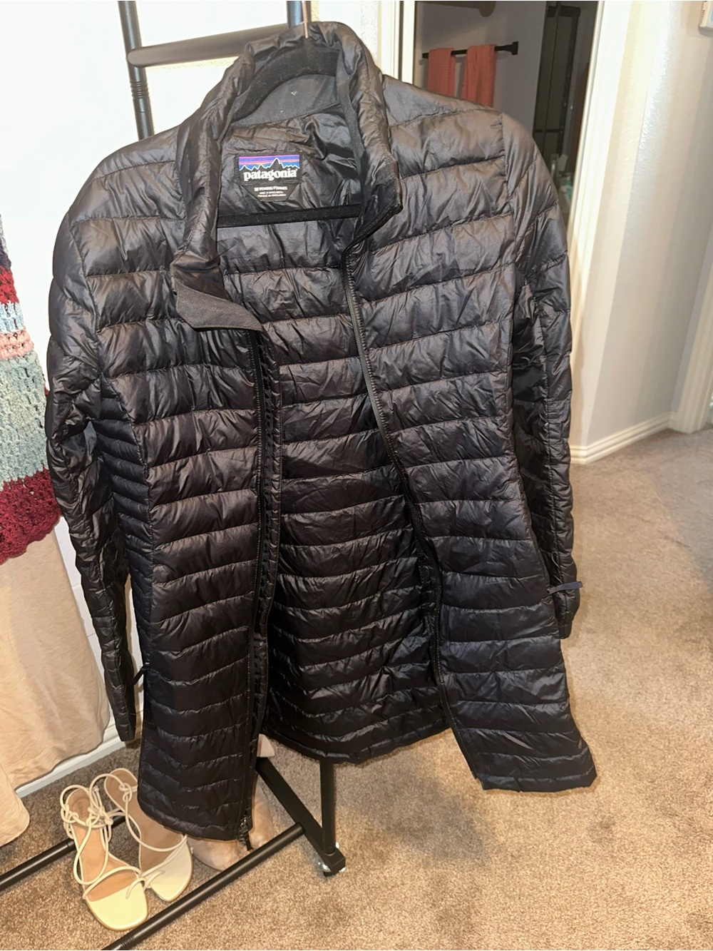 Patagonia Women’s Black Quilted Lightweight Puffer Jacket